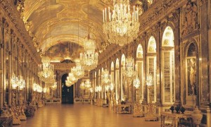 Versailles' hall of mirrors.